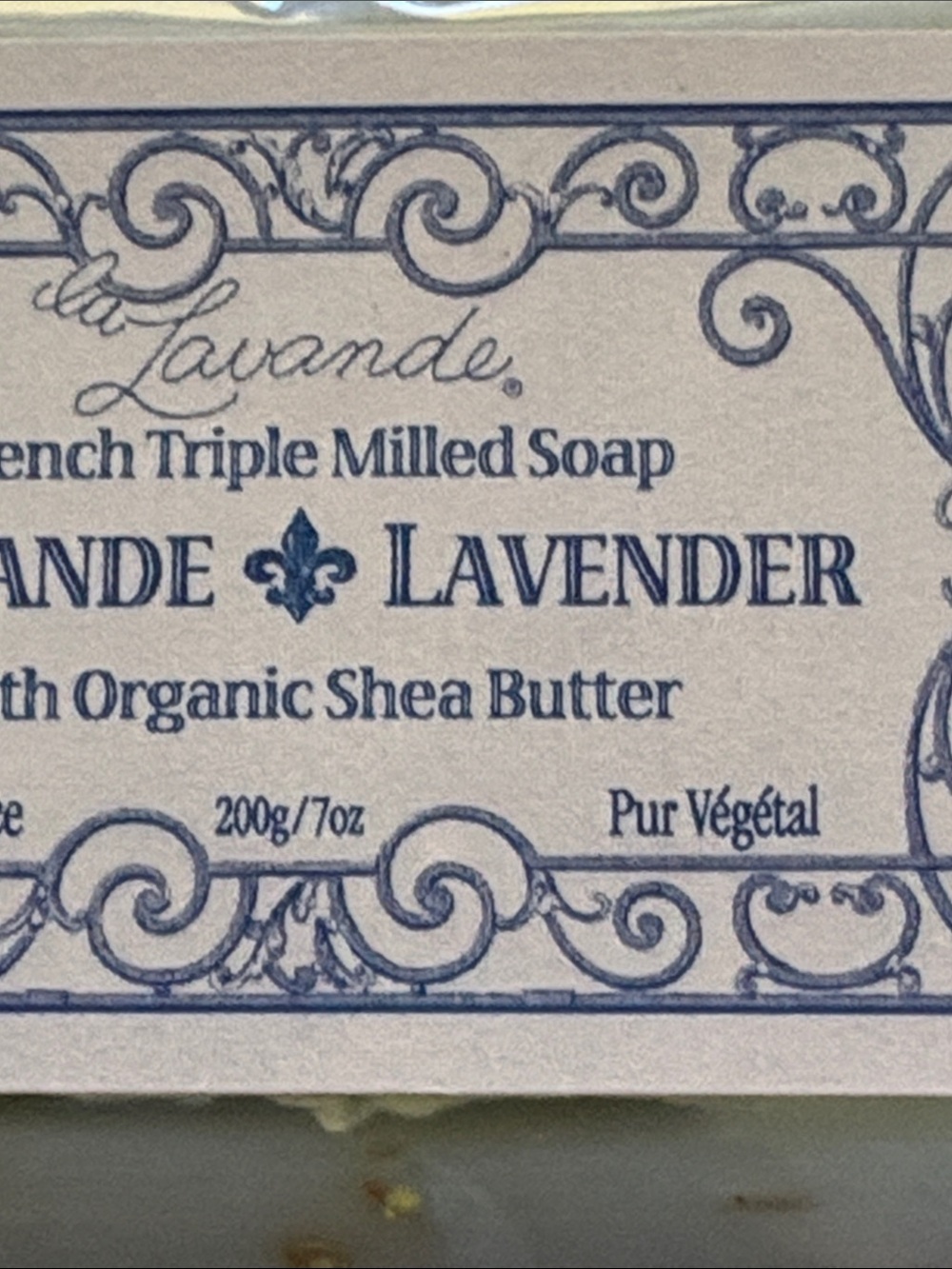 La Lavande Lavender French Triple Milled Soap Organic Shea Butter - Lavender - Picture 4 of 7